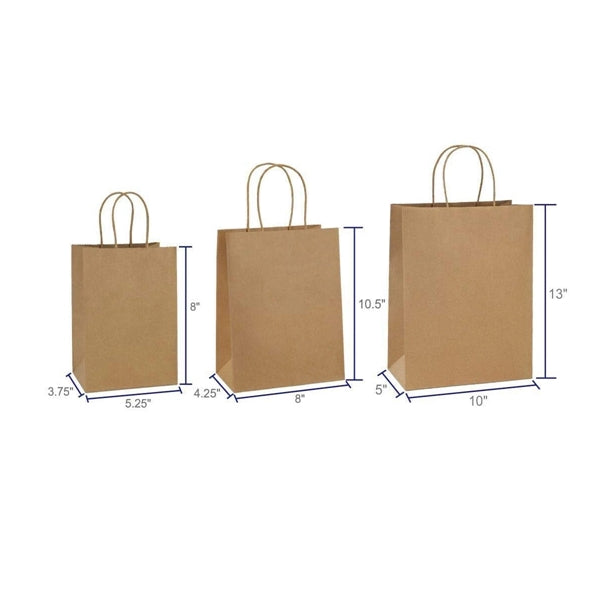 Kraft Paper Gift Bag With Handle