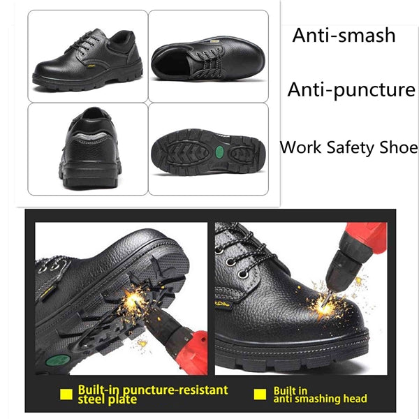 Steel Toe Anti Smash&puncture Oil Resistant Work Safety Shoe