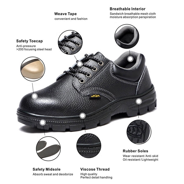 Steel Toe Anti Smash&puncture Oil Resistant Work Safety Shoe
