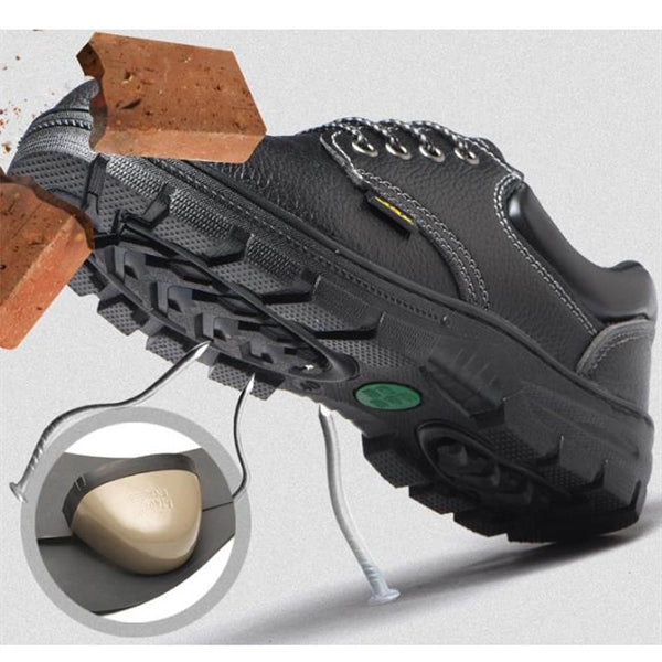 Steel Toe Anti Smash&puncture Oil Resistant Work Safety Shoe