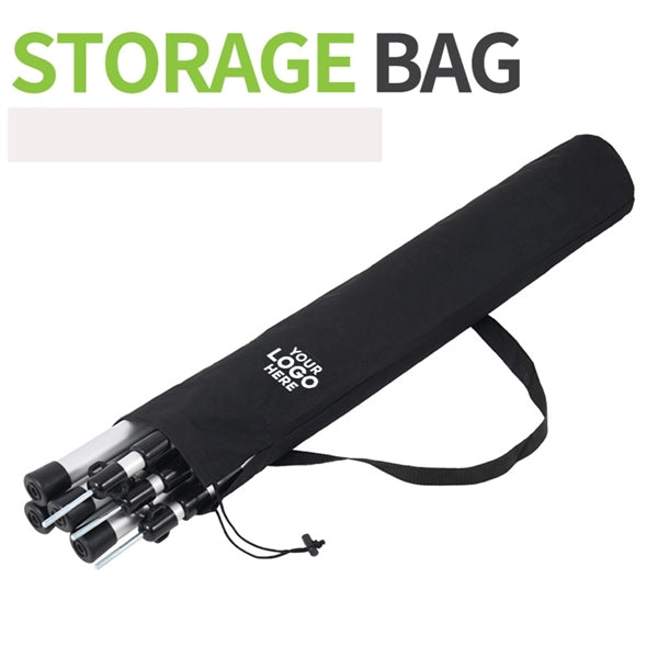 Canopy pole fishing rod storage bag