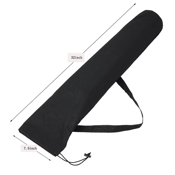 Canopy pole fishing rod storage bag