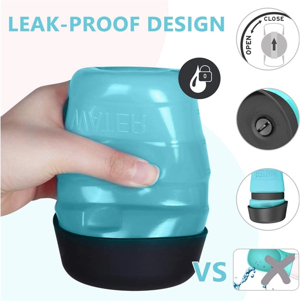 18oz Pet Travel Water Bottle and Bowl