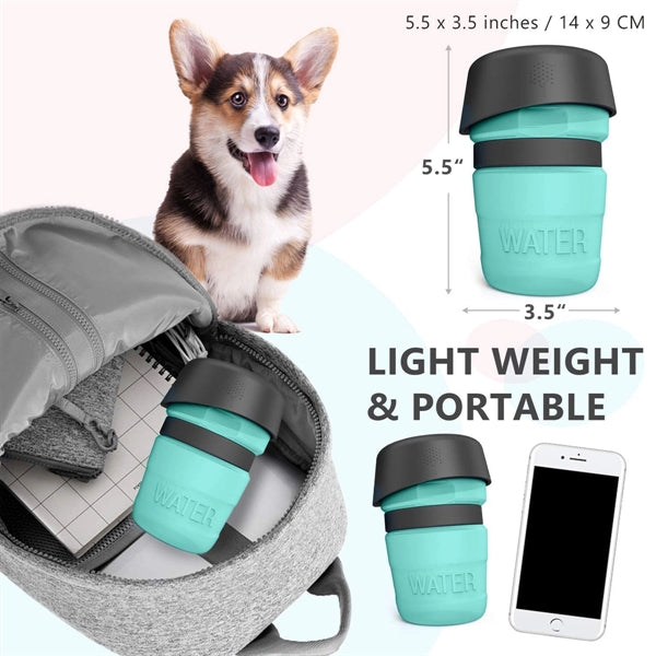 18oz Pet Travel Water Bottle and Bowl