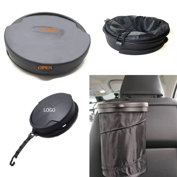 Folding Collection Car Bin with Lid