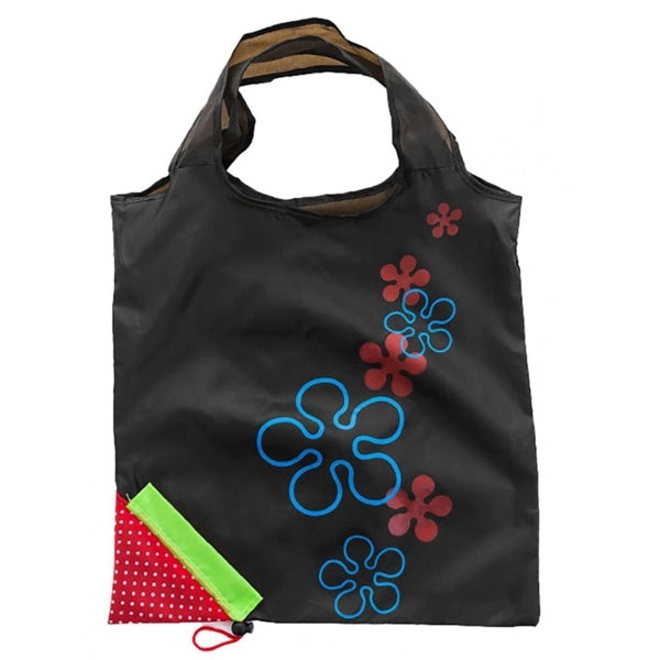 Folding Strawberry Grocery Tote Bag