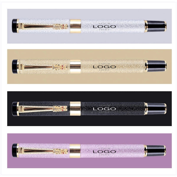 Metal art fountain pen