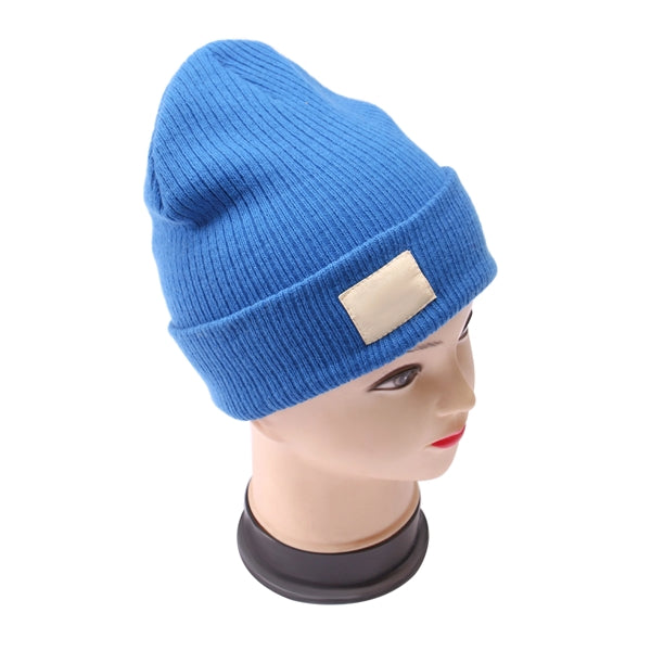 Patch Knit Beanie