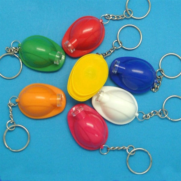 Hard Hat LED Key Chain