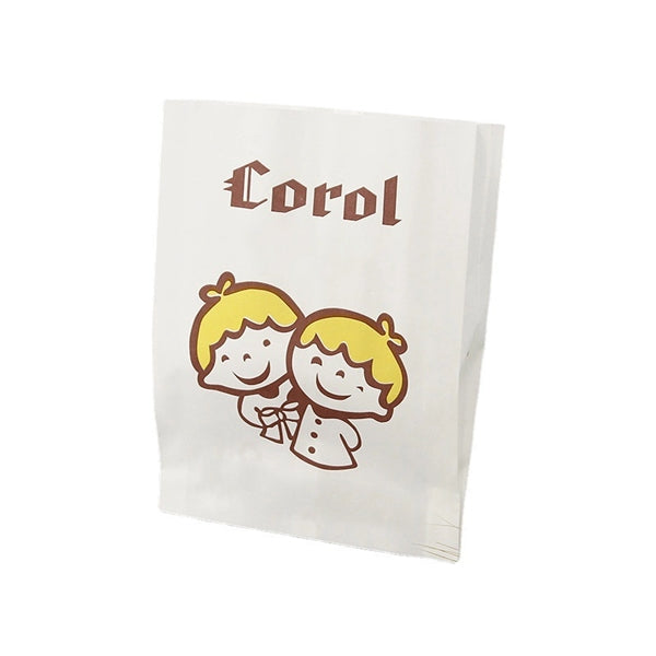 Flat Sharp Bottom Burger Snack Grease Proof Bags With Logo