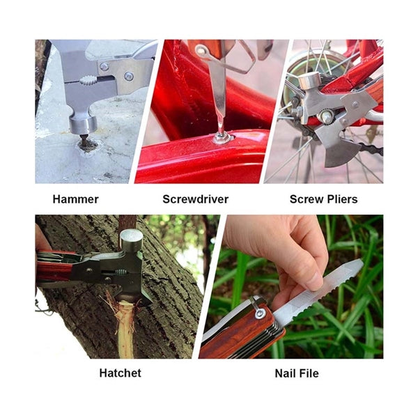 Portable Multitool Camping Hatchet Survival Hammer