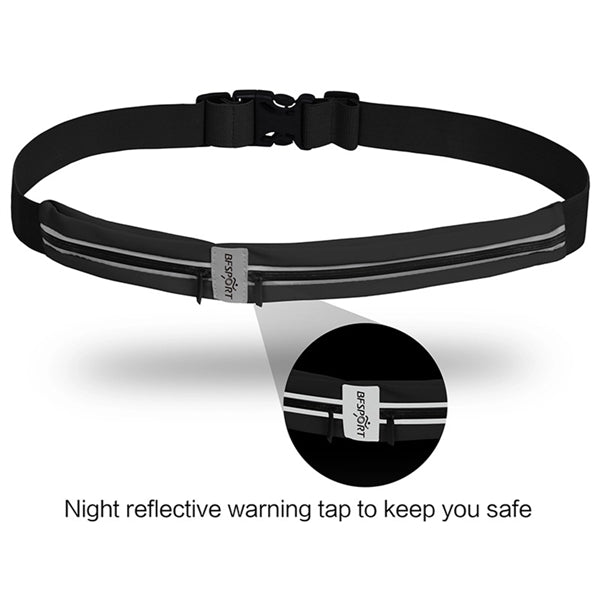 Outdoor fitness sports double mouth waist bag