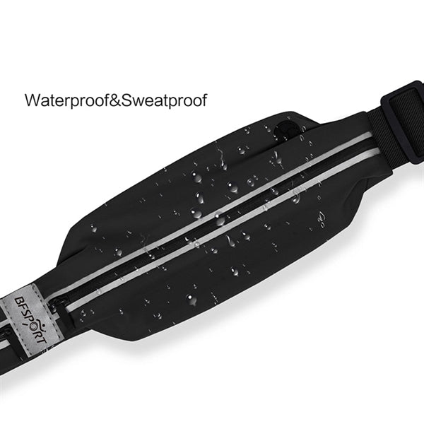 Outdoor fitness sports double mouth waist bag