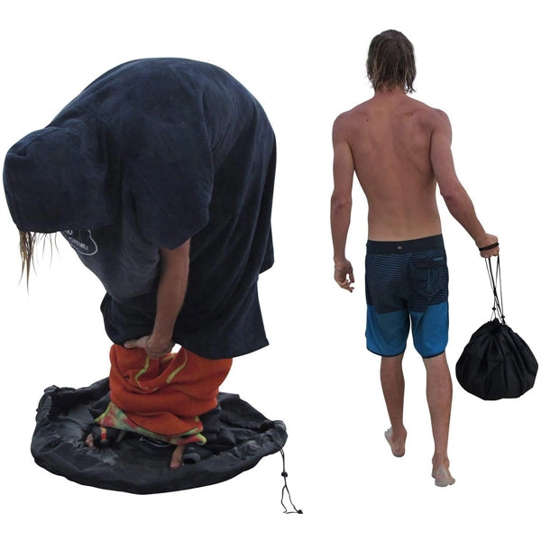 Beach surf clothing quick storage bag