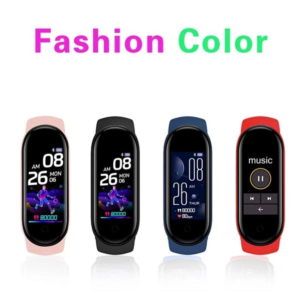 Smart Bracelet With Bluetooth Pedometers