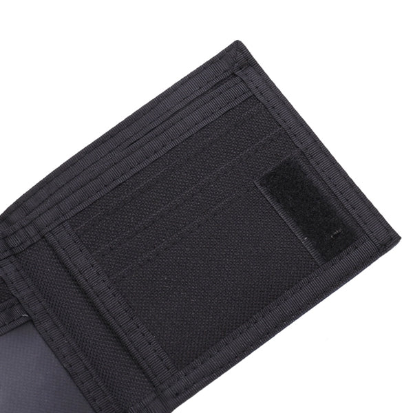 Men's short canvas wallet