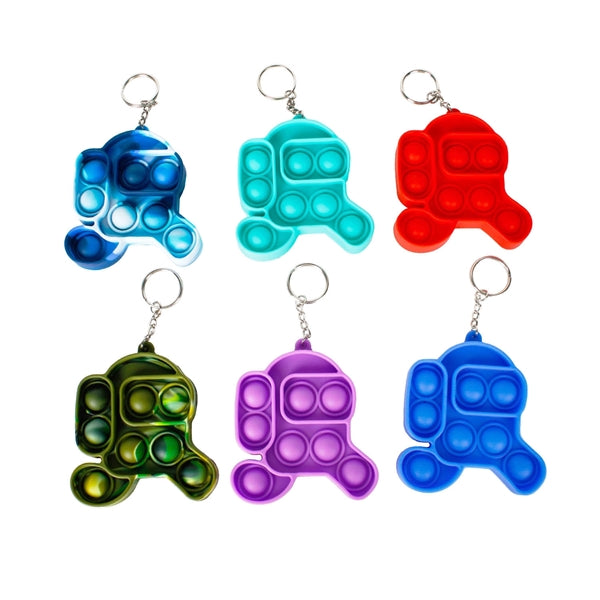 Pop it Bubble Toys Among Us Keyring