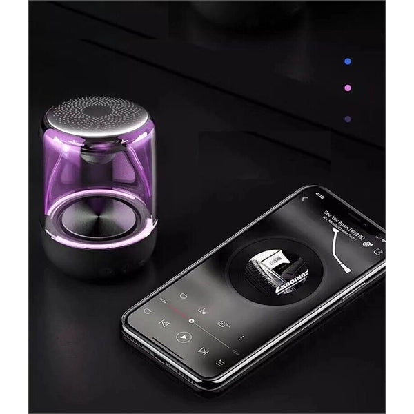 Portable Transparent LED Mini Wireless BT Speaker