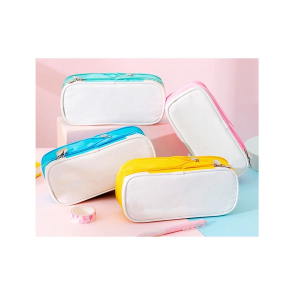 Handle double-layer storage pencil case stationery bag