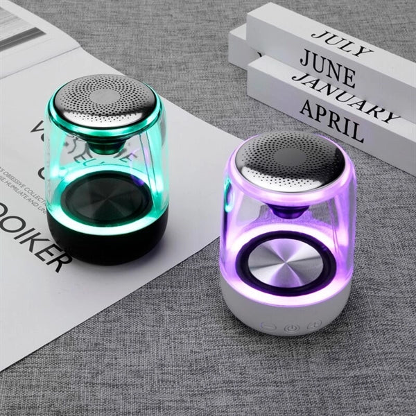 Portable Transparent LED Mini Wireless BT Speaker