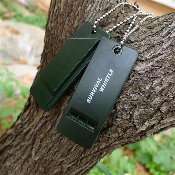 Multi Audio Survival Whistle with Keychain