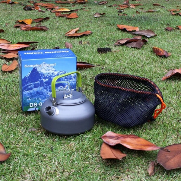 Camping Kettle Camp Tea Coffee Pot Aluminum 42 OZ