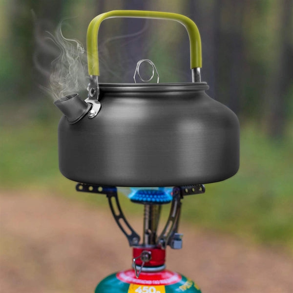 Camping Kettle Camp Tea Coffee Pot Aluminum 42 OZ