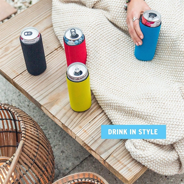12oz Sublimated Slim Can Cooler Sleeve