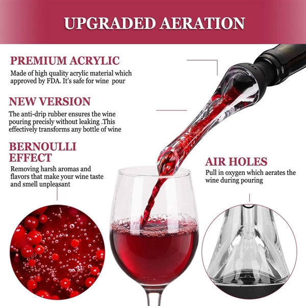 Premium Wine Aerator Pourer