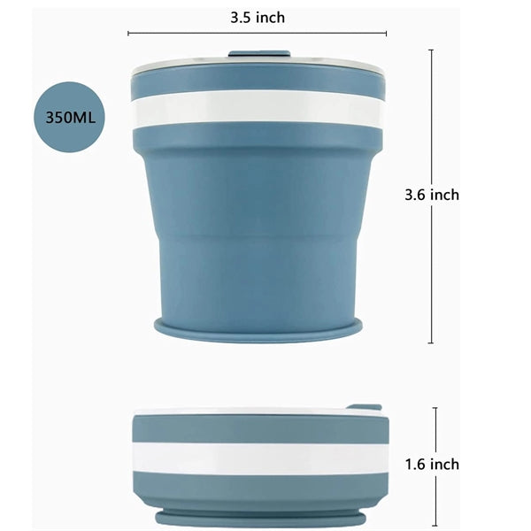 Golf Silicone Collapsible Coffee Cups