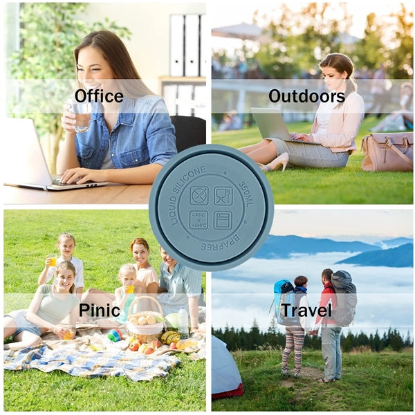 Golf Silicone Collapsible Coffee Cups