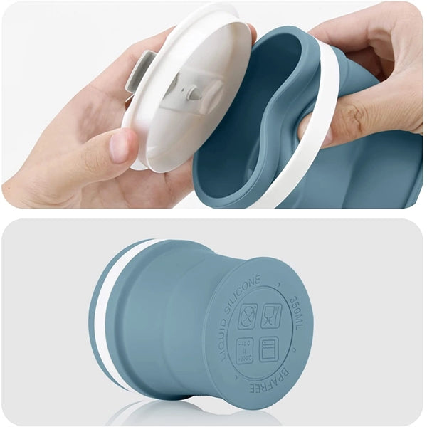 Golf Silicone Collapsible Coffee Cups