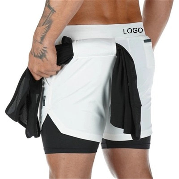 Men's Outdoor Fitness Double-Layer Sports Pants