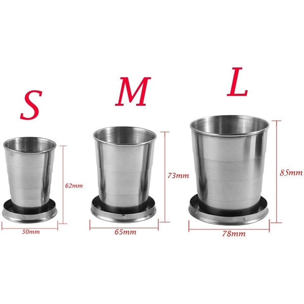 Camping Folding Cup Portable Outdoor 150ml