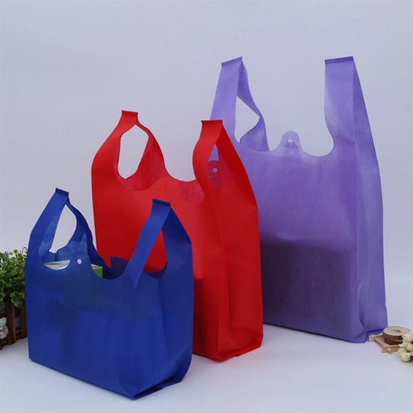Non woven Grocery and Retail T-shirt Shopping Bag