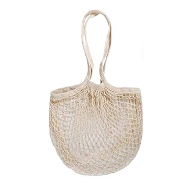 100% Cotton Beige Mesh Bag