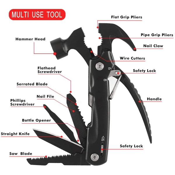 Multi-Functional Claw Hammer