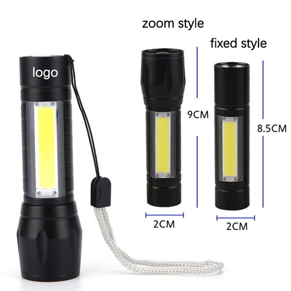 3 in1 Mini Lightning COB Rechargeable Flashlight