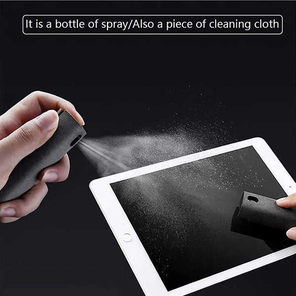2 in 1 Spray and Microfiber Cloth Touchscreen Mist Cleaner