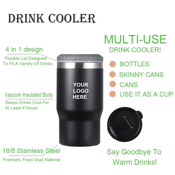14oz Stainless Steel Can Cooler