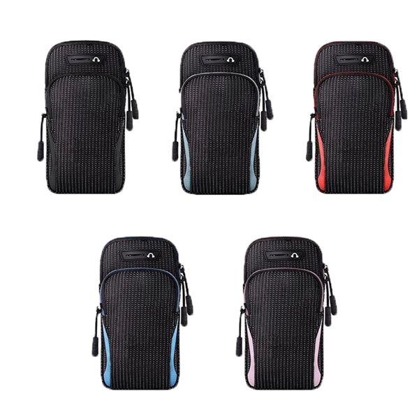 Outdoor sports running mobile phone arm bag