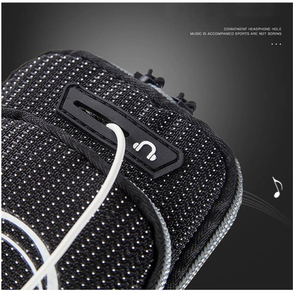 Outdoor sports running mobile phone arm bag