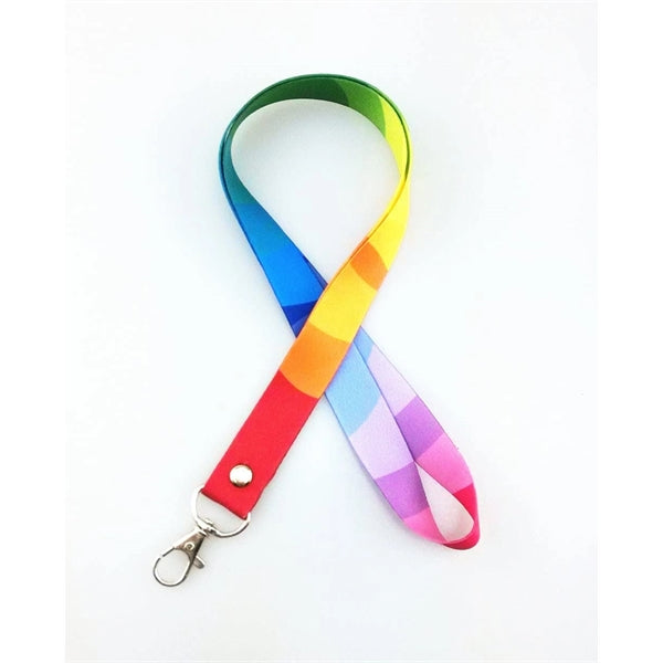 3/4" Dye Sublimated Polyester Lanyard with Lobster Claw