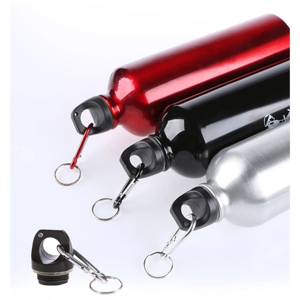 20 Oz. Aluminum Sports Water Bottle w/ Carabiner