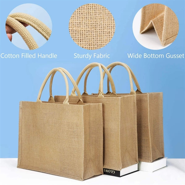 Jute tote bag