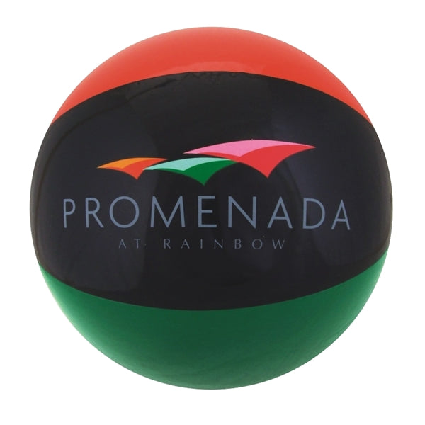 16"Inflatable Tri-Colored Beach Balls