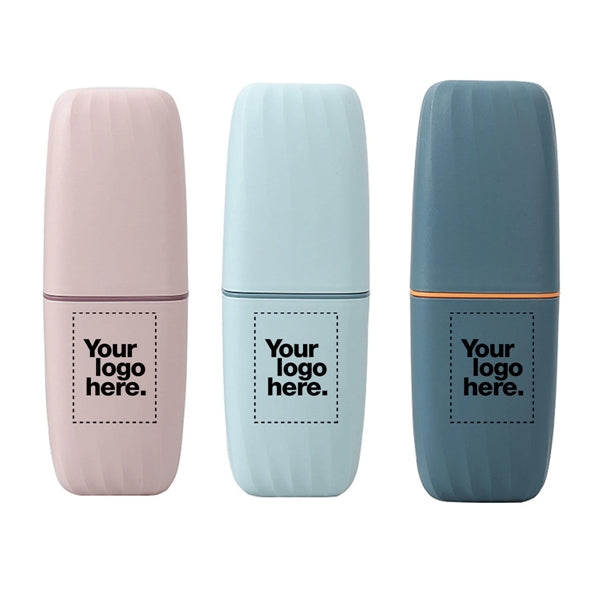 Portable travel toothbrush box set