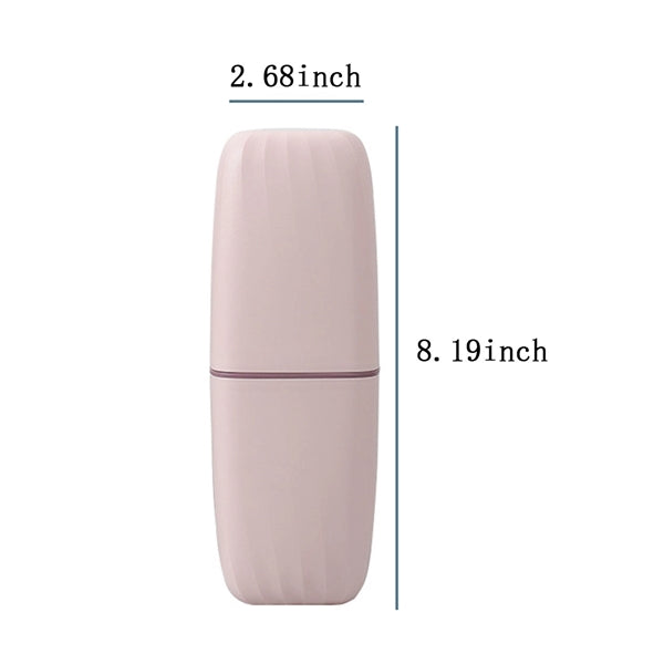 Portable travel toothbrush box set