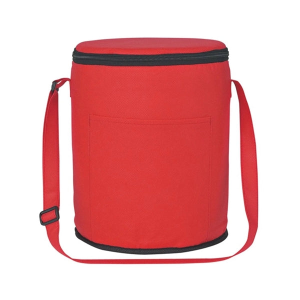 Foldable Insulated Round Thermal Cooler Bag