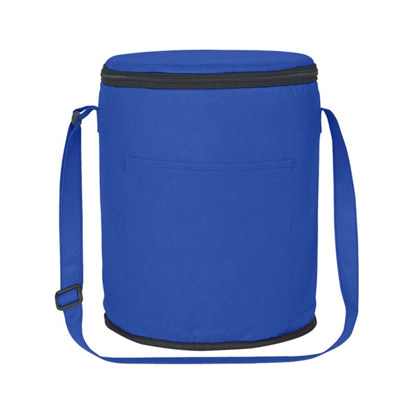 Foldable Insulated Round Thermal Cooler Bag